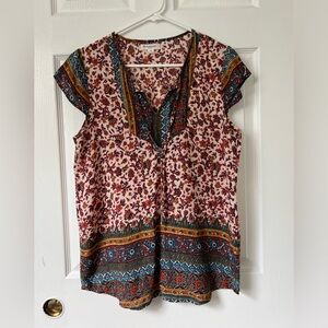 Women’s boho cotton top
